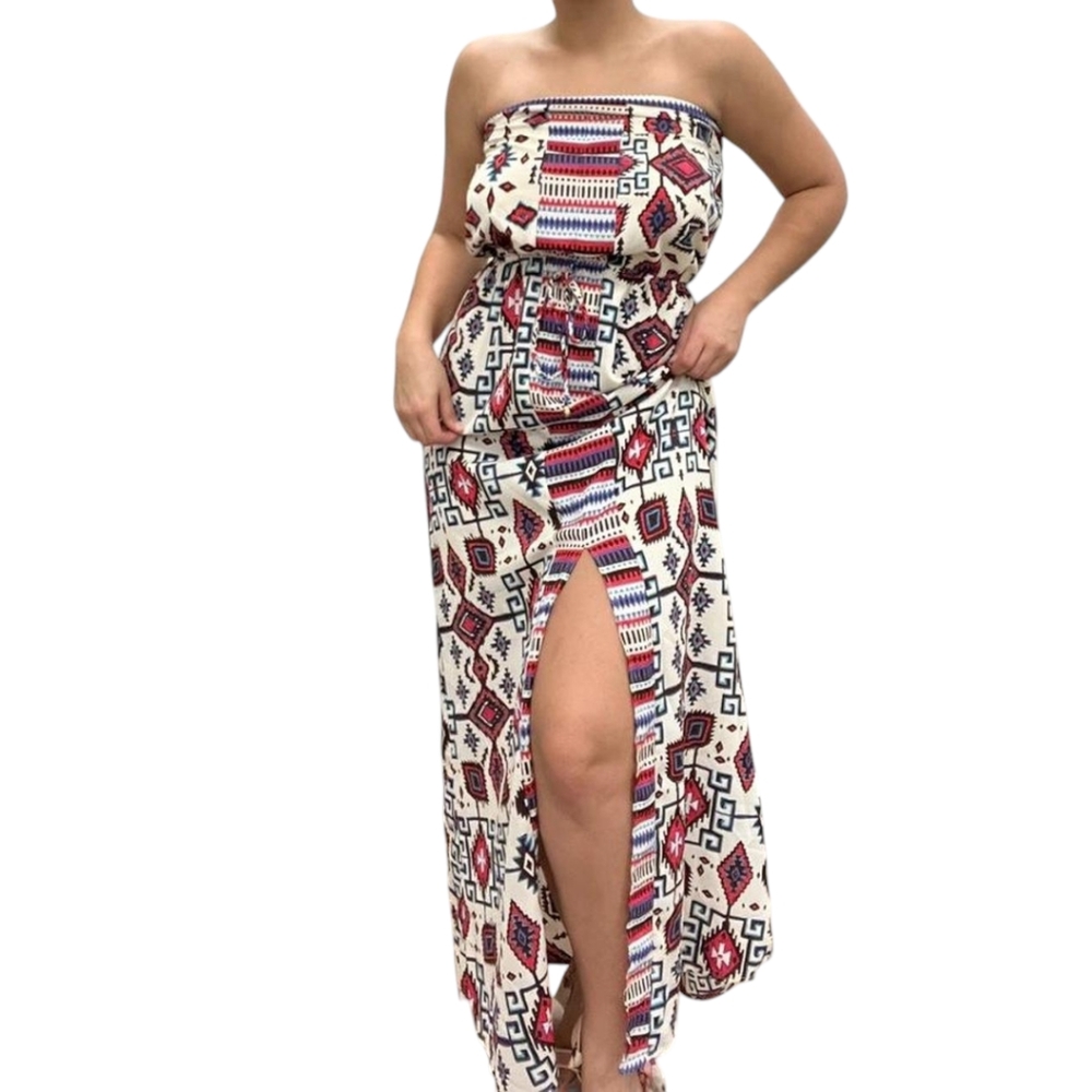 Xhilaration Women's Strapless Slit Maxi Dress XS 🌟